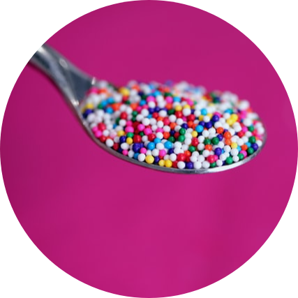 spoon of sprinkles